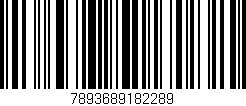 Código de barras (EAN, GTIN, SKU, ISBN): '7893689182289'
