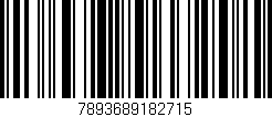 Código de barras (EAN, GTIN, SKU, ISBN): '7893689182715'