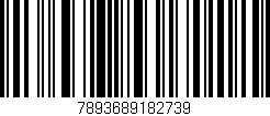 Código de barras (EAN, GTIN, SKU, ISBN): '7893689182739'