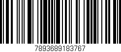 Código de barras (EAN, GTIN, SKU, ISBN): '7893689183767'