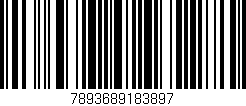 Código de barras (EAN, GTIN, SKU, ISBN): '7893689183897'