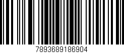 Código de barras (EAN, GTIN, SKU, ISBN): '7893689186904'