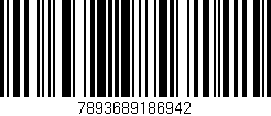 Código de barras (EAN, GTIN, SKU, ISBN): '7893689186942'