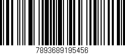 Código de barras (EAN, GTIN, SKU, ISBN): '7893689195456'