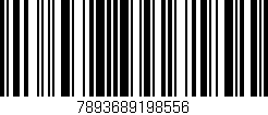 Código de barras (EAN, GTIN, SKU, ISBN): '7893689198556'