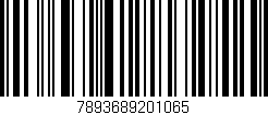 Código de barras (EAN, GTIN, SKU, ISBN): '7893689201065'