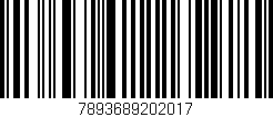 Código de barras (EAN, GTIN, SKU, ISBN): '7893689202017'