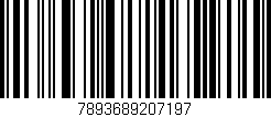 Código de barras (EAN, GTIN, SKU, ISBN): '7893689207197'