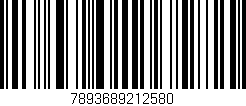 Código de barras (EAN, GTIN, SKU, ISBN): '7893689212580'