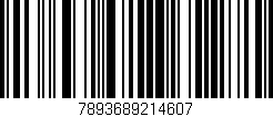 Código de barras (EAN, GTIN, SKU, ISBN): '7893689214607'