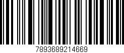 Código de barras (EAN, GTIN, SKU, ISBN): '7893689214669'