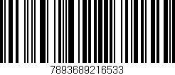 Código de barras (EAN, GTIN, SKU, ISBN): '7893689216533'