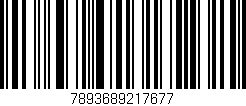 Código de barras (EAN, GTIN, SKU, ISBN): '7893689217677'