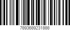 Código de barras (EAN, GTIN, SKU, ISBN): '7893689231888'