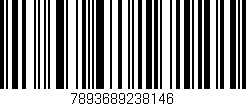 Código de barras (EAN, GTIN, SKU, ISBN): '7893689238146'