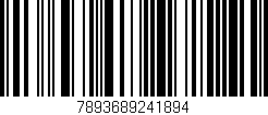 Código de barras (EAN, GTIN, SKU, ISBN): '7893689241894'