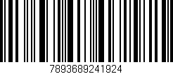 Código de barras (EAN, GTIN, SKU, ISBN): '7893689241924'