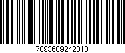 Código de barras (EAN, GTIN, SKU, ISBN): '7893689242013'