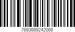 Código de barras (EAN, GTIN, SKU, ISBN): '7893689242068'