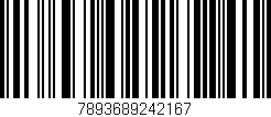 Código de barras (EAN, GTIN, SKU, ISBN): '7893689242167'