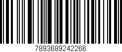 Código de barras (EAN, GTIN, SKU, ISBN): '7893689242266'