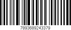 Código de barras (EAN, GTIN, SKU, ISBN): '7893689243379'