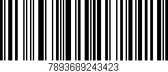 Código de barras (EAN, GTIN, SKU, ISBN): '7893689243423'