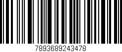 Código de barras (EAN, GTIN, SKU, ISBN): '7893689243478'