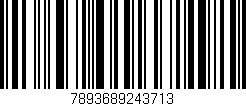 Código de barras (EAN, GTIN, SKU, ISBN): '7893689243713'