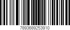 Código de barras (EAN, GTIN, SKU, ISBN): '7893689253910'