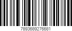 Código de barras (EAN, GTIN, SKU, ISBN): '7893689276681'