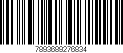 Código de barras (EAN, GTIN, SKU, ISBN): '7893689276834'