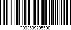 Código de barras (EAN, GTIN, SKU, ISBN): '7893689285508'