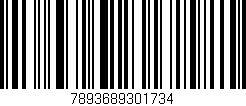 Código de barras (EAN, GTIN, SKU, ISBN): '7893689301734'