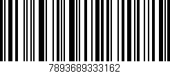 Código de barras (EAN, GTIN, SKU, ISBN): '7893689333162'