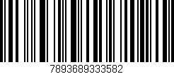 Código de barras (EAN, GTIN, SKU, ISBN): '7893689333582'