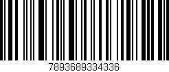 Código de barras (EAN, GTIN, SKU, ISBN): '7893689334336'