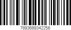 Código de barras (EAN, GTIN, SKU, ISBN): '7893689342256'