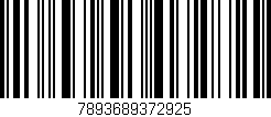 Código de barras (EAN, GTIN, SKU, ISBN): '7893689372925'