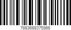 Código de barras (EAN, GTIN, SKU, ISBN): '7893689375988'