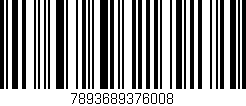 Código de barras (EAN, GTIN, SKU, ISBN): '7893689376008'