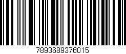 Código de barras (EAN, GTIN, SKU, ISBN): '7893689376015'