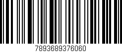 Código de barras (EAN, GTIN, SKU, ISBN): '7893689376060'