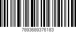 Código de barras (EAN, GTIN, SKU, ISBN): '7893689376183'