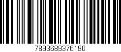 Código de barras (EAN, GTIN, SKU, ISBN): '7893689376190'