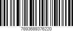 Código de barras (EAN, GTIN, SKU, ISBN): '7893689376220'