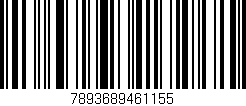 Código de barras (EAN, GTIN, SKU, ISBN): '7893689461155'