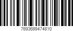 Código de barras (EAN, GTIN, SKU, ISBN): '7893689474810'