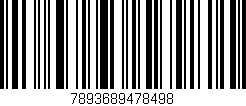 Código de barras (EAN, GTIN, SKU, ISBN): '7893689478498'