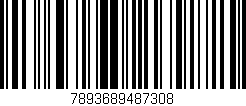 Código de barras (EAN, GTIN, SKU, ISBN): '7893689487308'